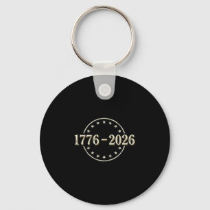 Porte-clés Drapeau américain 250 ans - recto et verso 250 ans