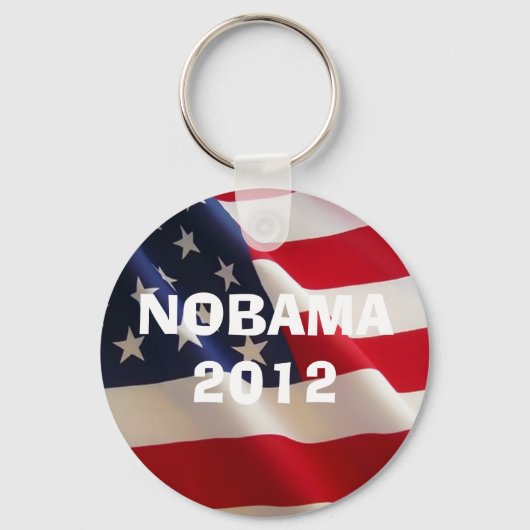 Porte-clés drapeau américain 2a, NOBAMA 2012, NOBAMA 2012 (Recto)