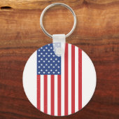 Porte-clés Drapeau américain classique (Recto)