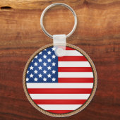 Porte-clés Drapeau américain cool (Recto)