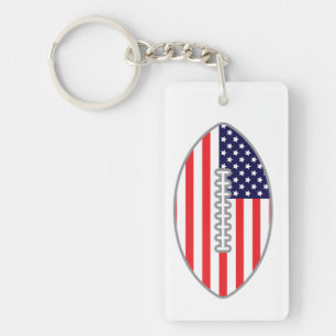 Porte-clés Drapeau américain de football