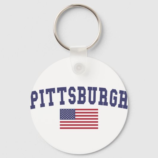 Porte-clés Drapeau américain de Pittsburgh (Recto)