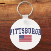 Porte-clés Drapeau américain de Pittsburgh (Recto)