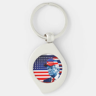 Porte-clés Drapeau américain Donald Trump 2024