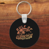 Porte-clés Drapeau Américain G 2025 Du Golfe Des Etats-Unis E (Recto)