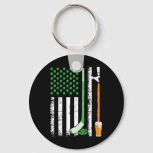Porte-clés Drapeau Américain Irlandais Irlande Saint Patrick