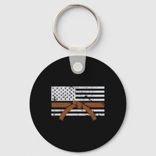 Porte-clés Drapeau Américain Karaté Cadeau Tae Kwon Do Combat