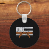 Porte-clés Drapeau Américain Karaté Cadeau Tae Kwon Do Combat (Recto)