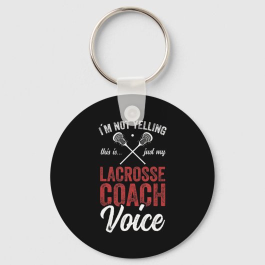 Porte-clés Drapeau américain Lacrosse LAX (Recto)