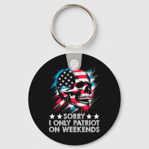 Porte-clés Drapeau américain Patriot Skeleton Independence