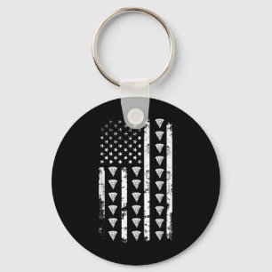 Porte-clés Drapeau américain Pizza Nourriture Usa Patriotisme