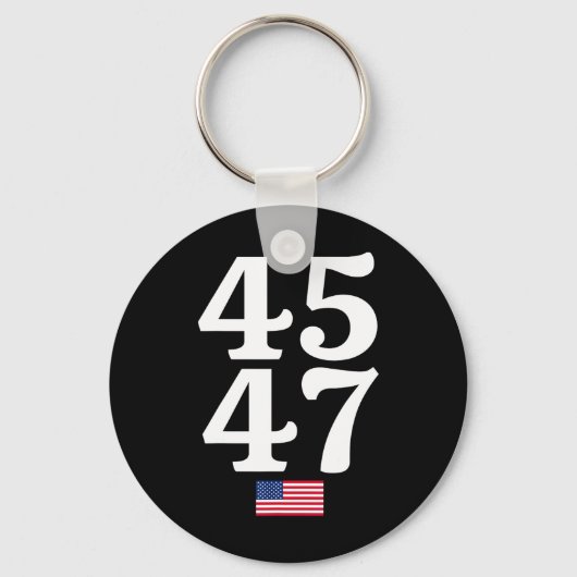 Porte-clés Drapeau américain Trump 2024 (Recto)