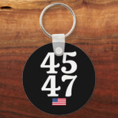 Porte-clés Drapeau américain Trump 2024 (Recto)