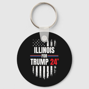 Porte-clés Drapeau américain Trump 2024