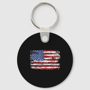 Porte-clés Drapeau américain Usa Bière Vintage Brasserie 4 ju