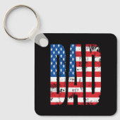 Porte-clés Drapeau American Dad (Recto)