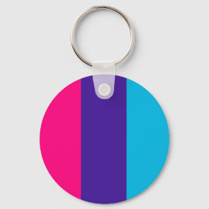 Porte-clés Drapeau androgyne de fierté