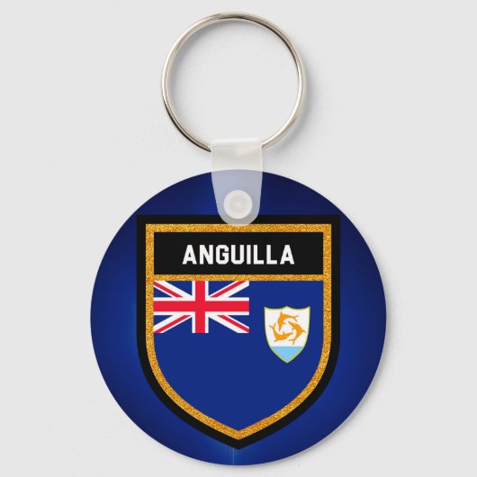 Porte-clés Drapeau Anguilla (Recto)
