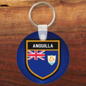 Porte-clés Drapeau Anguilla (Recto)