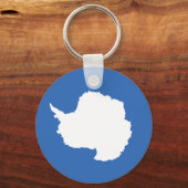 Porte-clés Drapeau Antarctique (Recto)