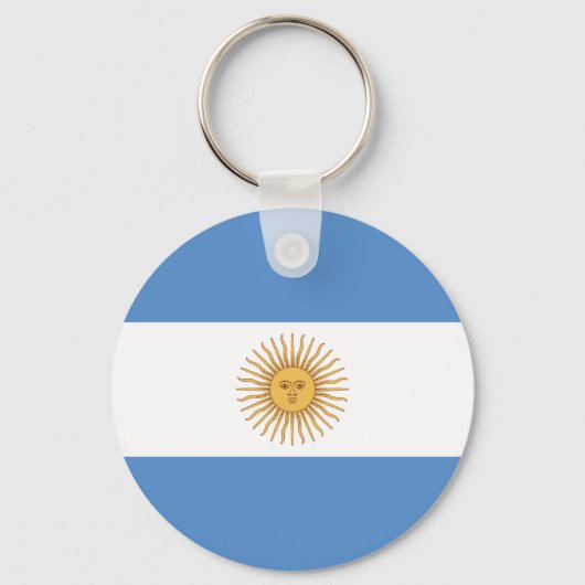 Porte-clés Drapeau Argentine (Recto)