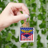 Porte-clés Drapeau Arizona USA (main)