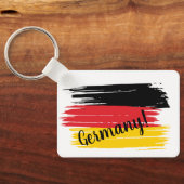 Porte-clés Drapeau artistique Bruxelles Allemagne (Verso)