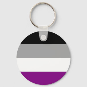 Porte-clés Drapeau Asexué