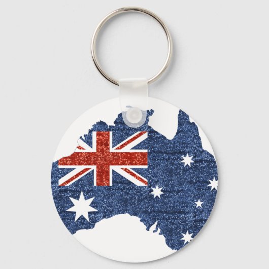 Porte-clés drapeau australien (Recto)