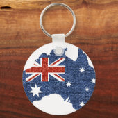 Porte-clés drapeau australien (Recto)