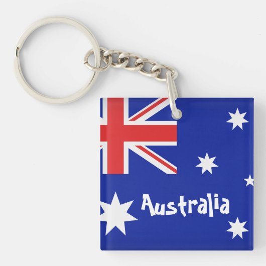 Porte-clés Drapeau australien (Devant)