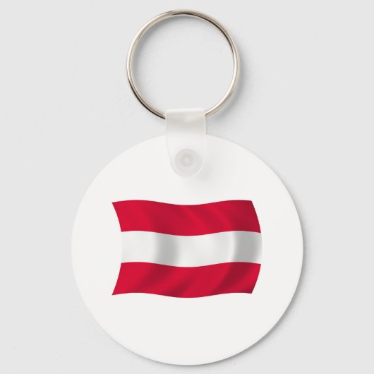 Porte-clés Drapeau Autrichien (Recto)