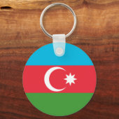 Porte-clés Drapeau Azerbaïdjan (Recto)