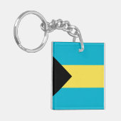 Porte-clés Drapeau Bahamas (Devant gauche)