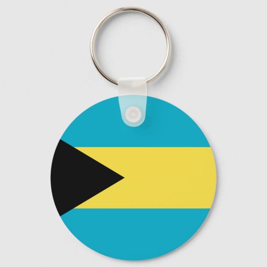 Porte-clés Drapeau bahaméen (Recto)