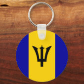 Porte-clés Drapeau Barbade (Recto)