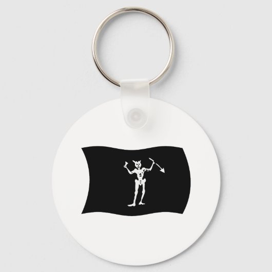Porte-clés Drapeau Barbe-Noire (Recto)