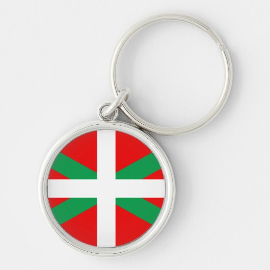 Porte Clés Drapeau Basque "Ikkurina" Sleutelhanger (Voorkant)