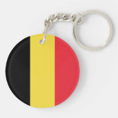 Porte-clés drapeau belge patriotique (Dos)
