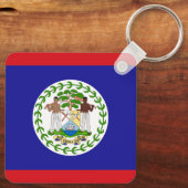 Porte-clés Drapeau bélizien (Verso)