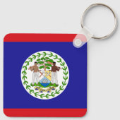Porte-clés Drapeau bélizien (Dos)
