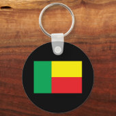 Porte-clés Drapeau Bénin (Recto)