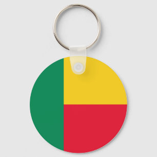Porte-clés Drapeau Bénin