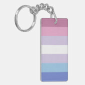 Porte-clés Drapeau Bigender (Devant gauche)