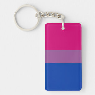 Porte-clés Drapeau Bisexuel