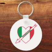 Porte-clés Drapeau Bocce Italie (Recto)