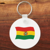 Porte-clés Drapeau Bolivie (Recto)