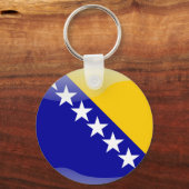 Porte-clés Drapeau bosniaque (Recto)