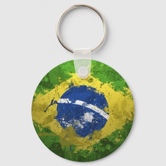 Porte-clés Drapeau Brésil (Recto)