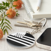 Porte-clés drapeau breton patriotique (Devant droit)